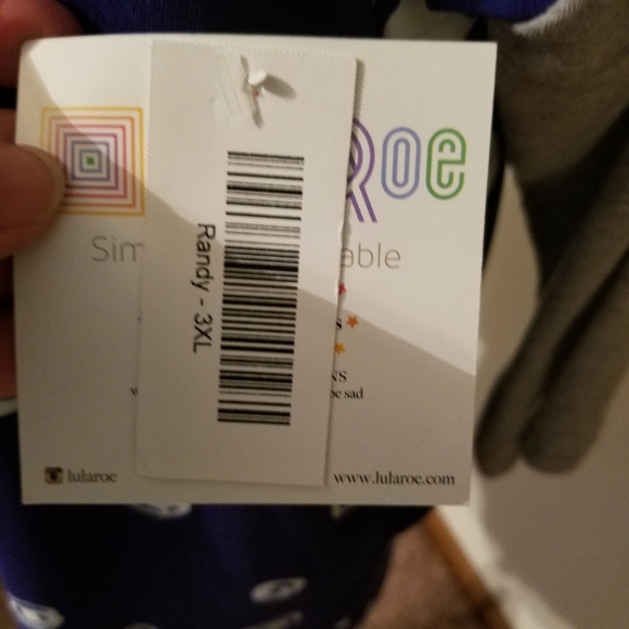 Lularoe Randy Shirt - Picture 3 of 3